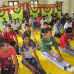 Yoga day celebration,